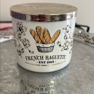 Bath & Body Works French Baguette Candle with Silver Lid